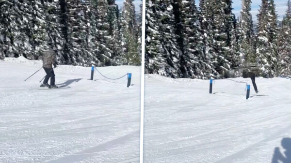 Het was niet alleen zijn eerste maar ook zijn laatste trucje op de piste