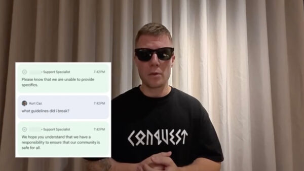 Virale video van Kurt Caz in Parijs om vage redenen van Youtube verwijderd