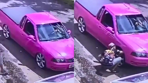 Dit is waarschijnlijk niet de slimste manier om een ​​Lowrider te controleren