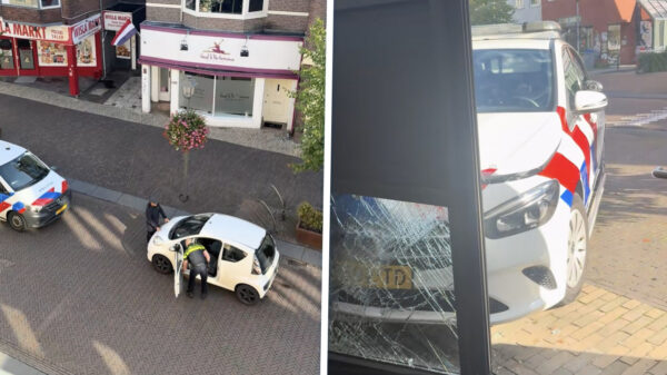 Politie beukt dwars door gevel nadat verdachte ontsnapt in Zaandam