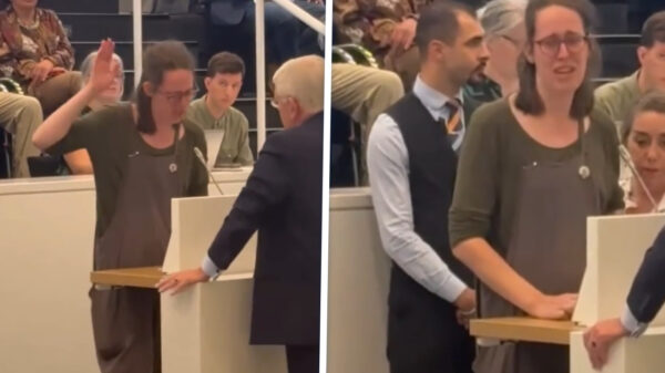 Labiele XR-activist verstoort Haagse raad met gehuil over 'politiemishandeling'