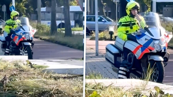 Motoragent op heterdaad betrapt op het illegaal dumpen van afval
