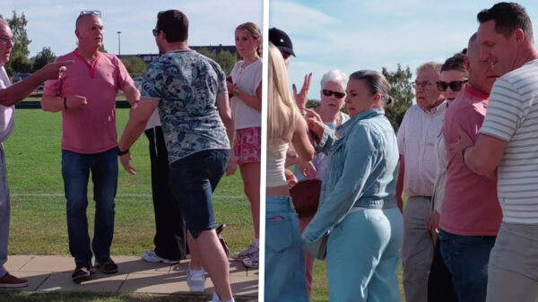 Treurig: Fanatieke voetbalouders met elkaar op de vuist langs de lijn