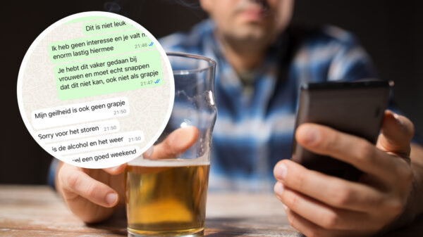 Collega stuurt vieze berichtjes na iets te gezellige afscheidsborrel