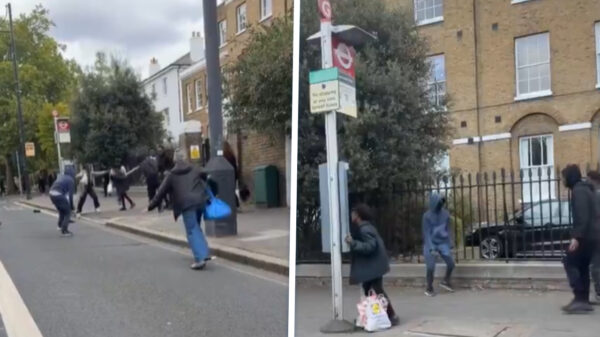 Vrouw filmt vanuit auto: Tiener midden op straat toegetakeld met keukenmes
