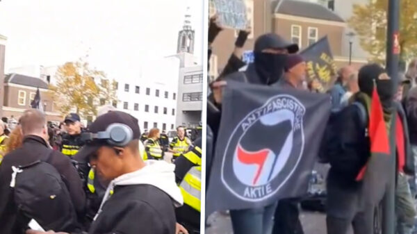 Voorstanders azc Amersfoort door het lint: "Vluchtelingen welkom, nazi's niet!"