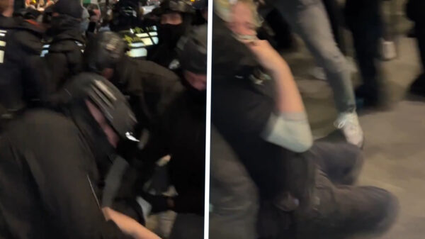 Politie beukt erop los in Den Haag en arresteert 205 Palestina-relschoppers