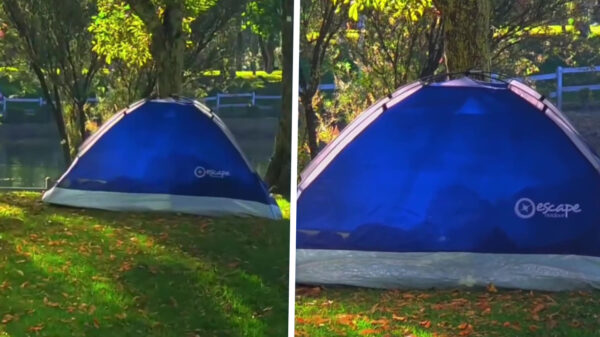 Kampeerder probeert in tentje zijn vriendin uit alle macht te 'reanimeren'