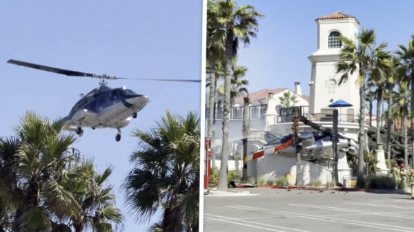 Helikopter crasht op brug tijdens Cars N' Copters-event in Huntington Beach