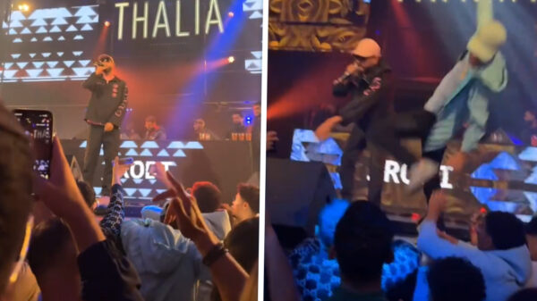 3robi beukt iets te enthousiaste fan meteen van podium af: SPOW!