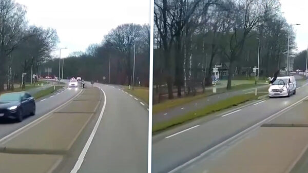 Wielrenner in Ermelo snoeihard getorpedeerd door een stekeblind busje