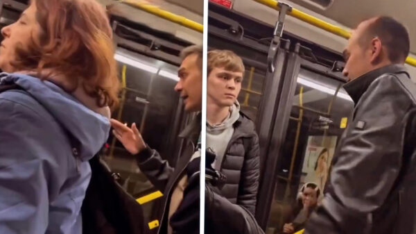Jongen mept onverwachts van zich af als hij wordt geïntimideerd in een bus