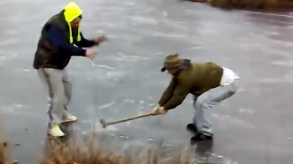 Prima tijdverblijf voor in de winter: Russische roulette op het ijs