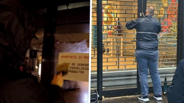 Pro-Palestina-bende lijmt Albert Heijn dicht: 40 filialen in Amsterdam op slot