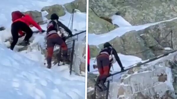 Koppel beklimt hoogste berg van Polen met baby, actie wordt virale shitshow