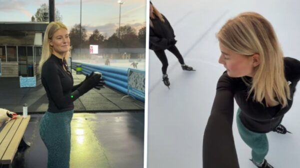 TikTok was erg onder de indruk van de 'schaatsskills' van juf Jitske's