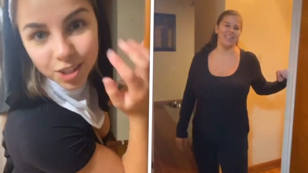 Moeders kan de Halloween-outfit van haar dochter niet echt waarderen