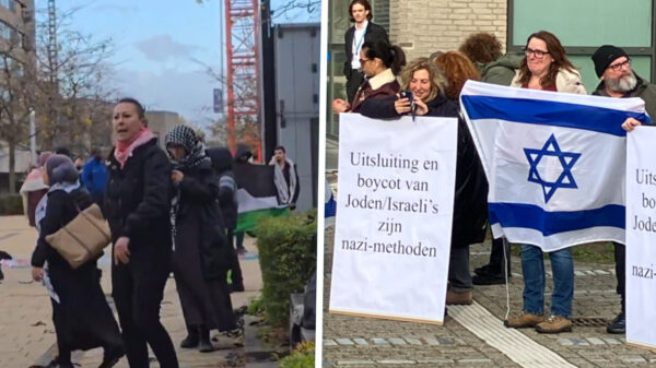 Pro-Pallies en pro-Israël lijnrecht tegenover elkaar bij Erasmus Universiteit