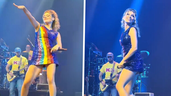 Twerkende zangeres Julia Boschman steelt de show tijdens K3-concert