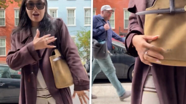 Wannabe influencer wordt heerlijke gedist door passerende New Yorker