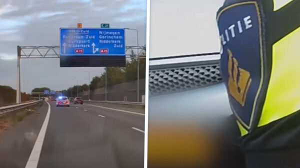 Gestolen auto onderschept door Rotterdamse politie, beelden online gegooid