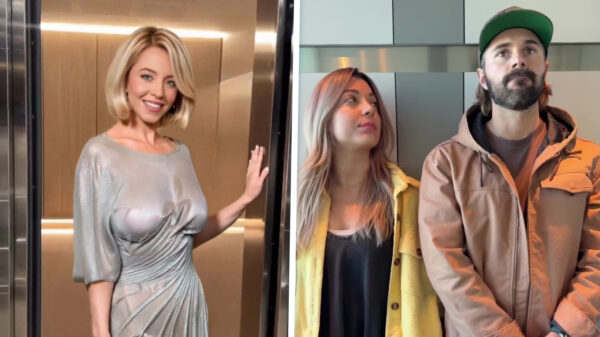 Kerel moet vechten voor zijn leven als Sydney Sweeney de lift in stapt