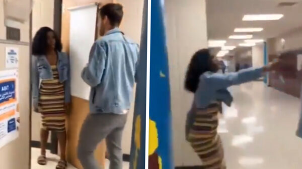 Woeste trien besproeit leraar met pepperspray nadat hij haar telefoon afpakt