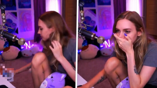 Gamergirl trekt per ongeluk laatje vol 'gereedschap' open tijdens livestream