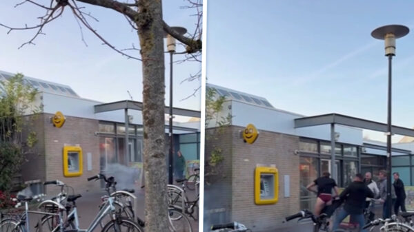 Video van bizarre plofkraak op klaarlichte dag houdt het internet in een houdgreep