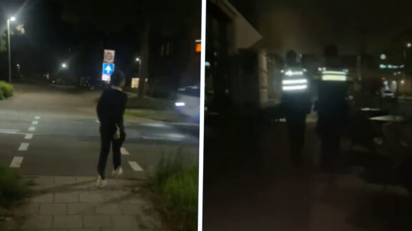 Grapjas gooit steen naar rijdende bus en krijgt direct politie op zijn dak