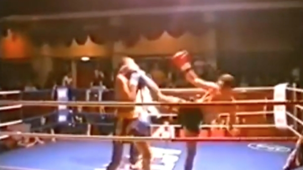 De 17-jarige Purmerendse Rocky Grandjean trapte de jonge Badr Hari knock-out