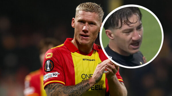 Sneijder pislink op Victor Edvardsen na spottend neusgebaar in Europa League