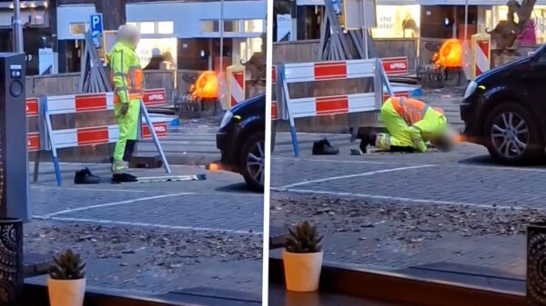 Filmer gaat los op biddende man op straat: "Het is toch verschrikkelijk"