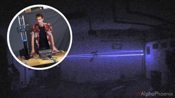 YouTuber legt de snelheid van het licht vast met een bizar snelle camera