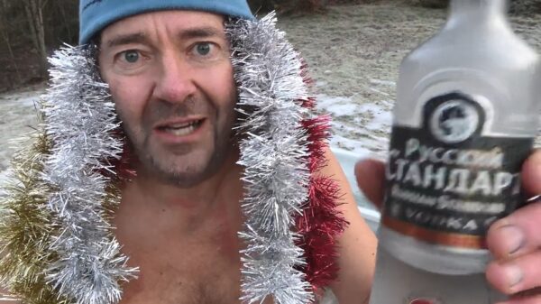 De jaarlijkse kerstgroet van onze vrolijke Viking-vriend mag natuurlijk niet ontbreken