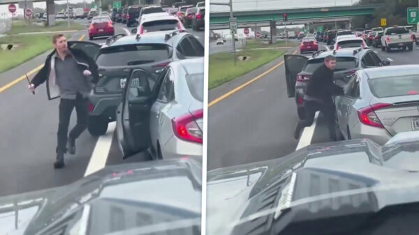 Road rage loopt uit de hand als Subaru-rijder ruit breekt en wegvlamt