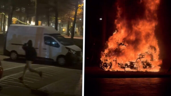 Tuig op IJburg laat fatbike exploderen met een lading vuurwerk
