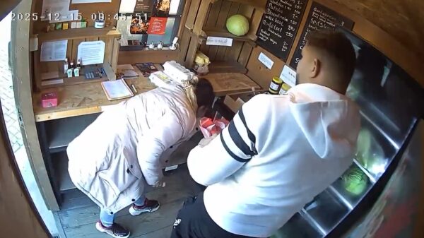 Stelletje sloopt beveiligingscamera en jat boerderijwinkel in Hunsel leeg