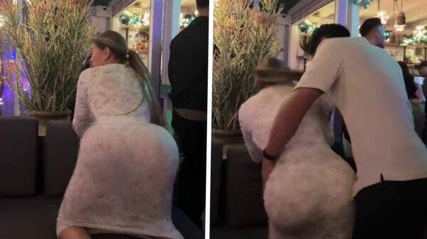 Zonder toestemming 'meedansen' levert hem een corrigerende tik op