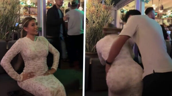 Zonder toestemming 'meedansen' levert hem een corrigerende tik op