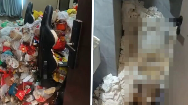 Hotelkamer in Changchun verandert in vuilnisbelt na verblijf van 2 jaar