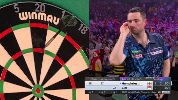 Bewust gemiste pijl van Humphries tegen Paul Lim op WK Darts: 'Matchfixing!'
