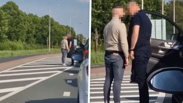 Road rage: Die 'oude man' was toch wat groter dan 'ie had verwacht