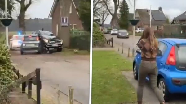 Gestolen auto ramt wagens tijdens spectaculaire achtervolging in Bathmen