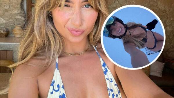 Oeps, Lily Phillips heeft de verkeerde kleding ingepakt voor wintersport