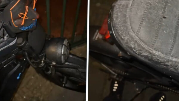 Fatbiker vindt het veel te koud in Nederland, zo kan 'ie toch niet zitten?