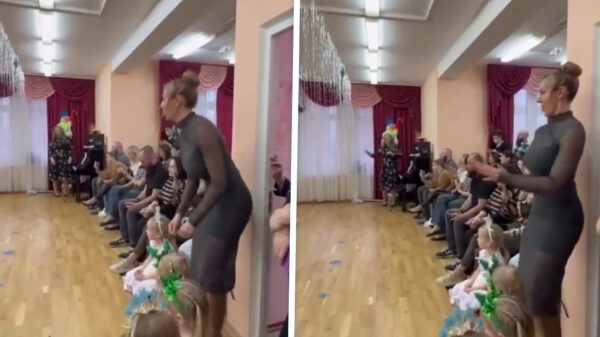 Vader filmt kerstviering maar focust totaal niet op zijn eigen kind