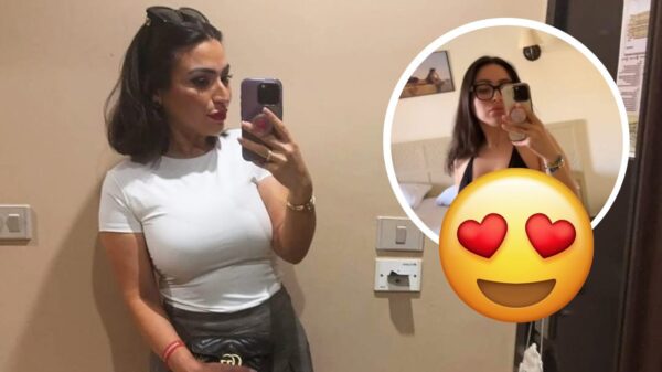 Lale Gül laat alle sneeuw smelten in haar veel te kleine zomerse outfit