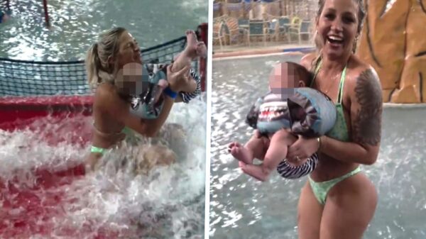 Moeder en zoon harken miljoenen likes binnen met hun zwembadavonturen