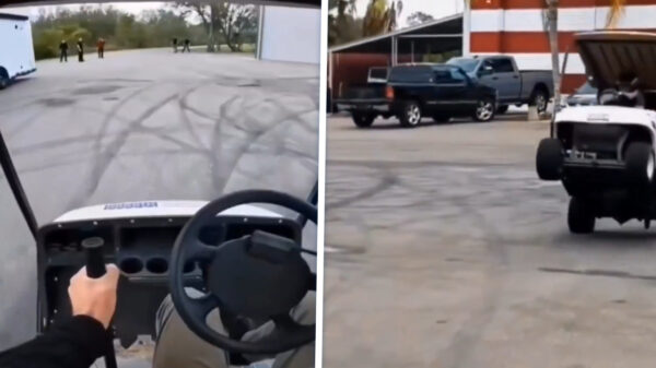 Hebben: Met deze opgevoerde goflkar race je alle opa's en oma's eruit